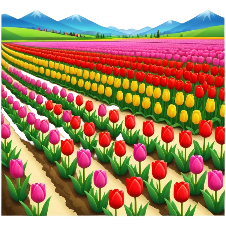 tulips fields emoji