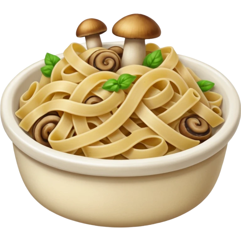 mushroom pasta emoji