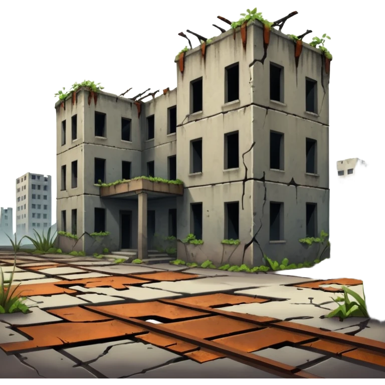 Dystopian Apocalyptic Aesthetic Scenery Deco emoji