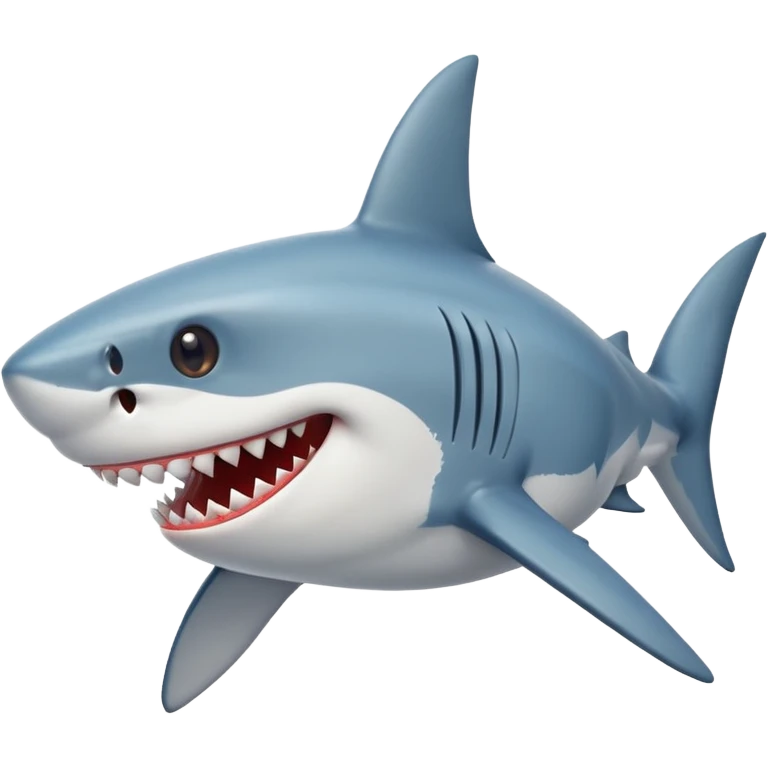 Shark smiling  emoji
