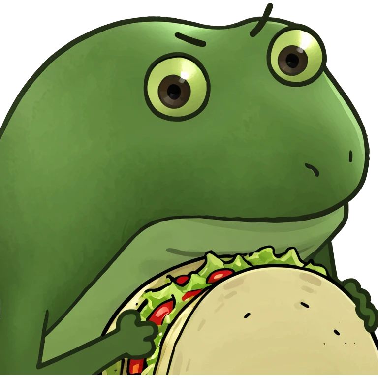 Sad taco emoji
