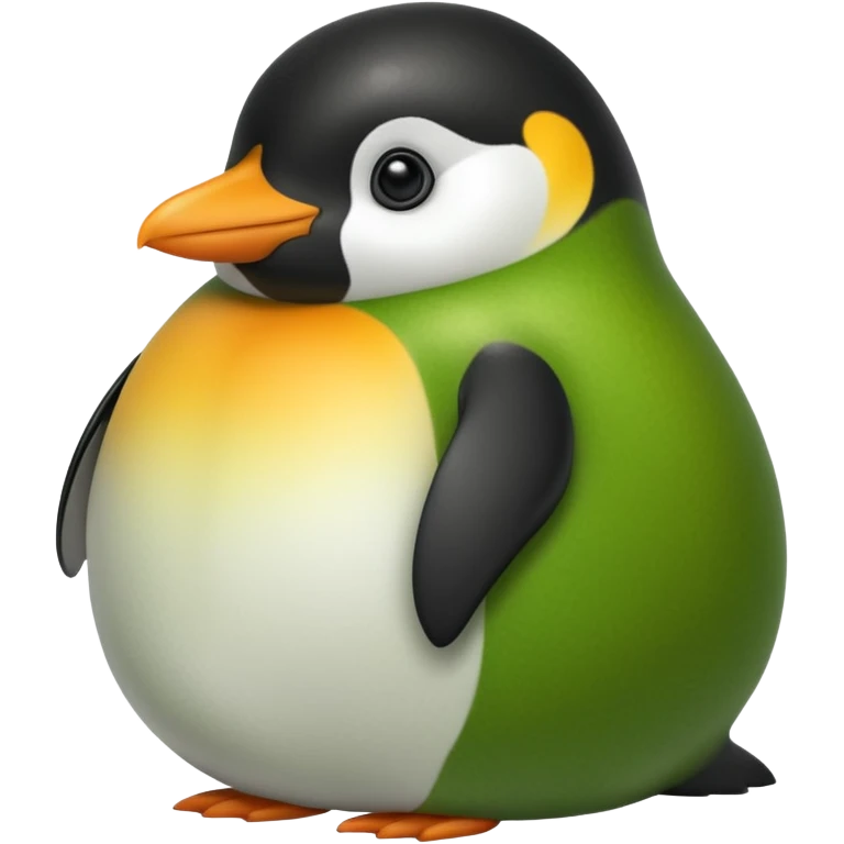 A penguin pear 🐧🍐 emoji