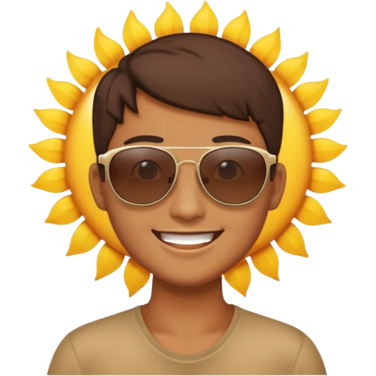 Look attitude sun  emoji