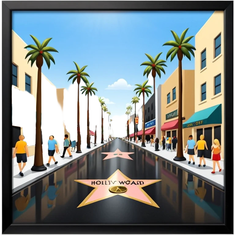 Hollywood Walk of Fame emoji