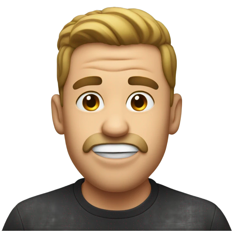 man doing kissy face while dancing emoji