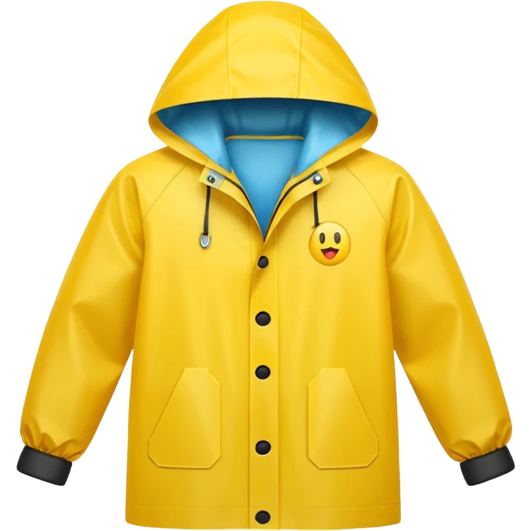 yellow raincoar emoji