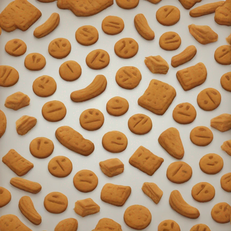 a single speculoos cookie emoji