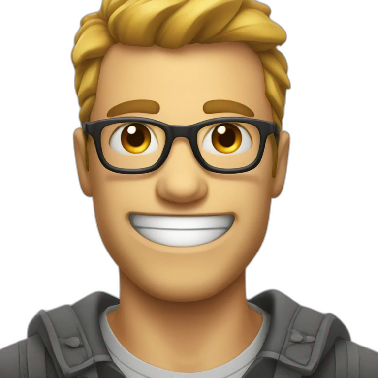 man winking mischievously emoji
