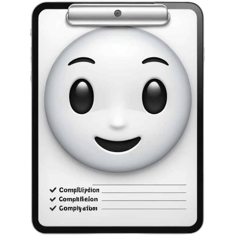 test completion sheet emoji