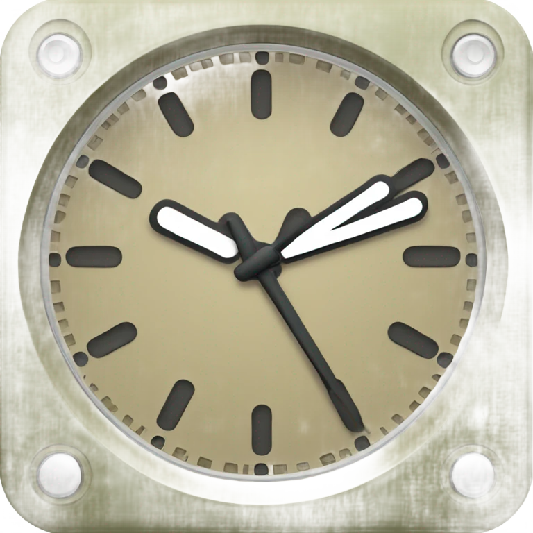 olive color apple watch with beige clock face emoji