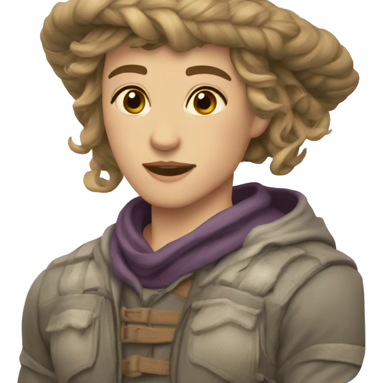 Розовая луна с сердечком  emoji