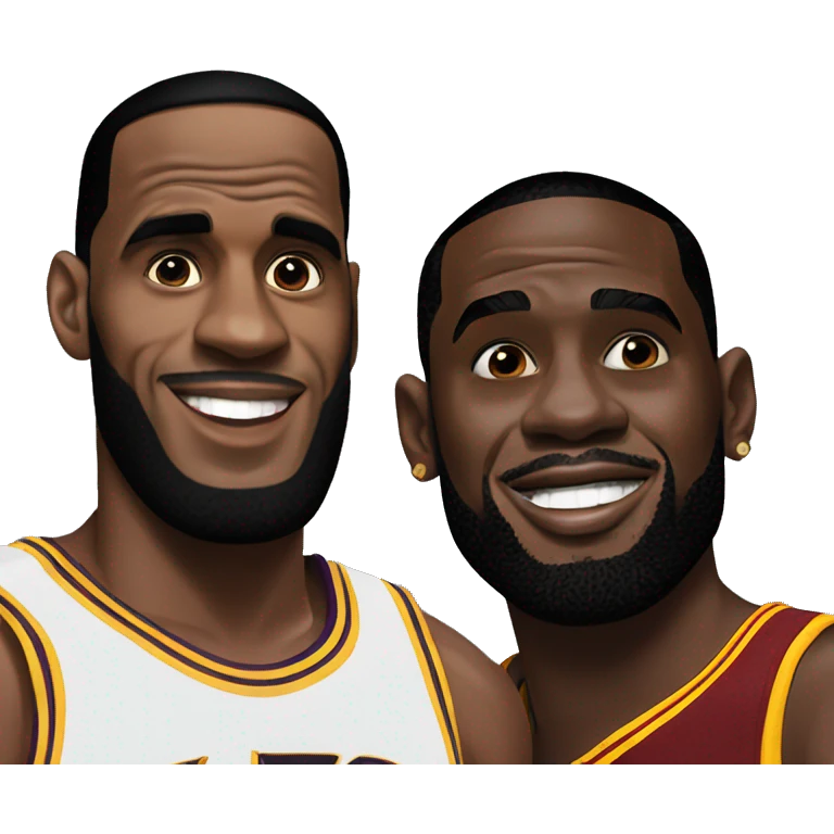 LeBron James with p diddy emoji