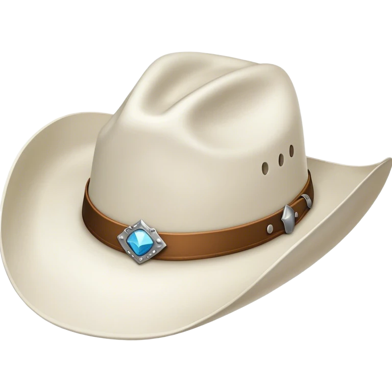 White cowboy hat  emoji