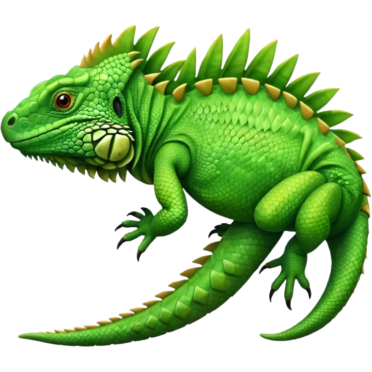 Pies de iguana emoji