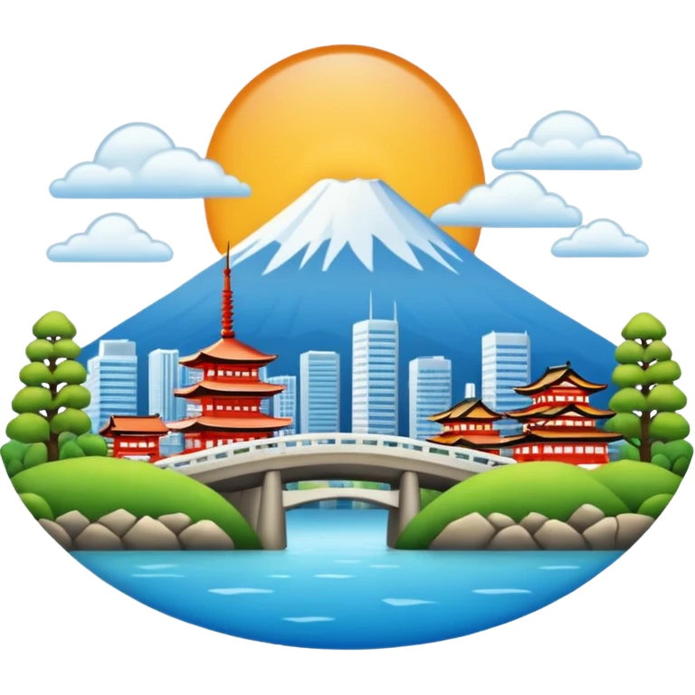 logo tokyo landscape  emoji
