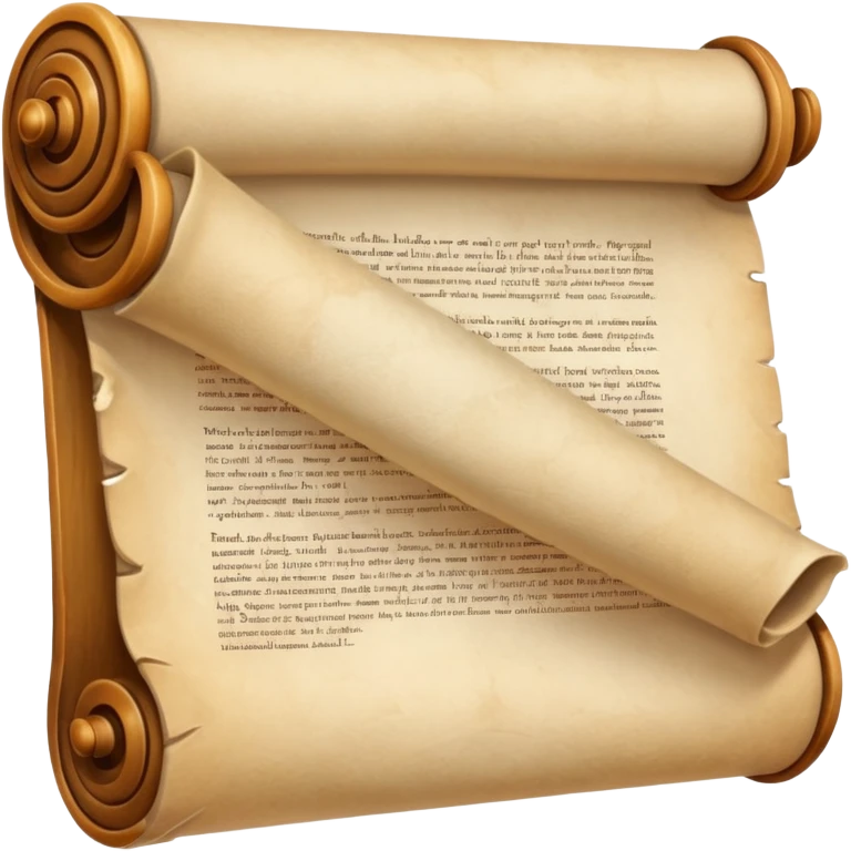 create an emoji of a flying scroll emoji