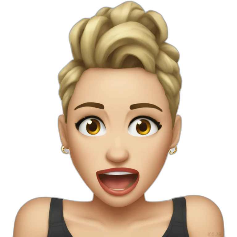 miley cyrus in a wrecking ball emoji