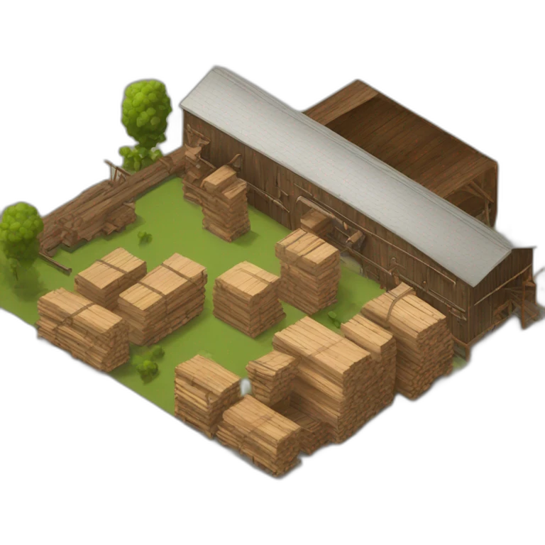 modern lumber factory emoji