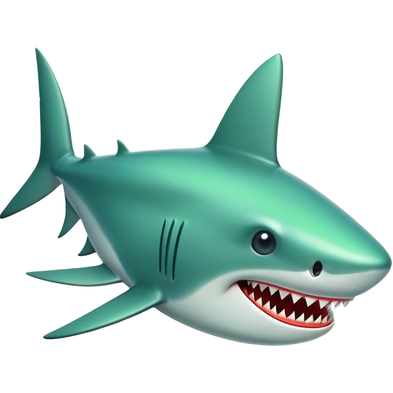 Tiburón verde emoji