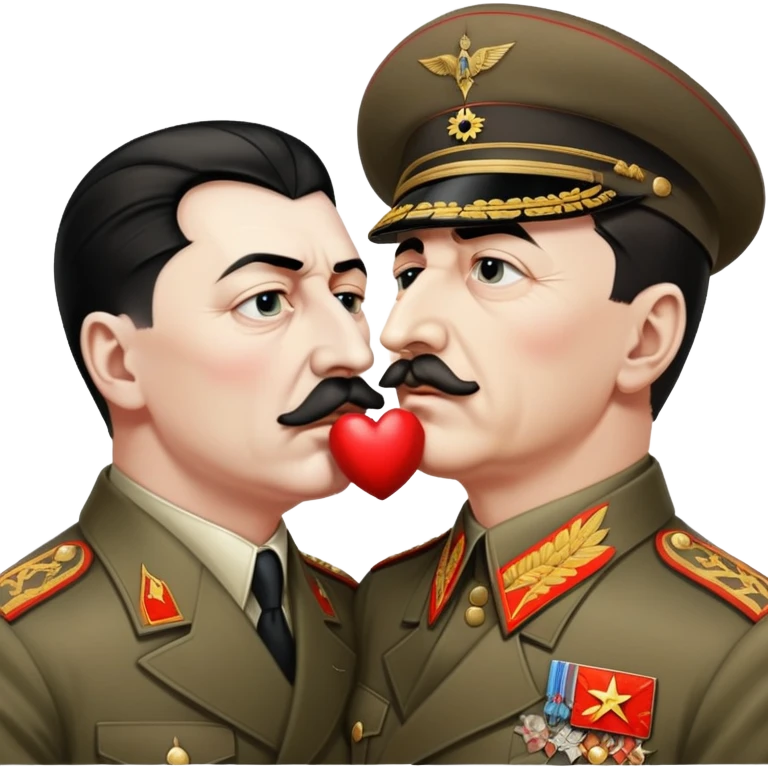 Гитлер целуется с сталином  emoji