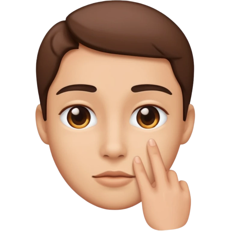 Shying emoji