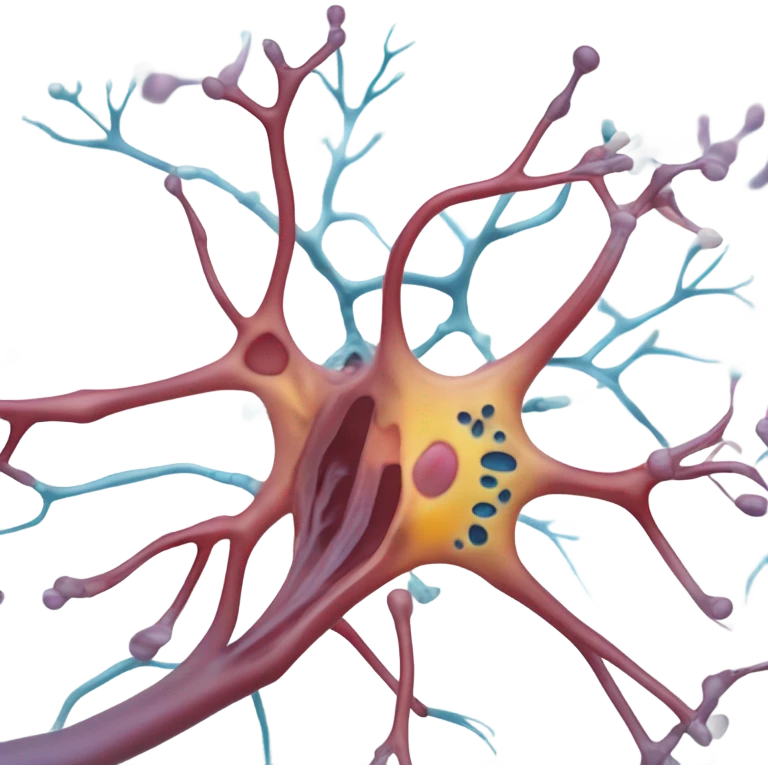 Neuron with microstructural changes  emoji
