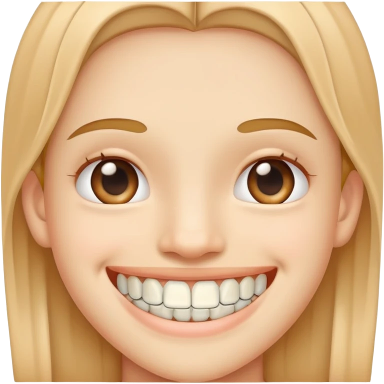 Smile with braces emoji