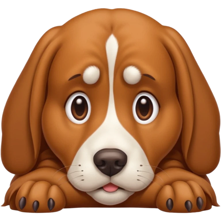 bored dog emoji
