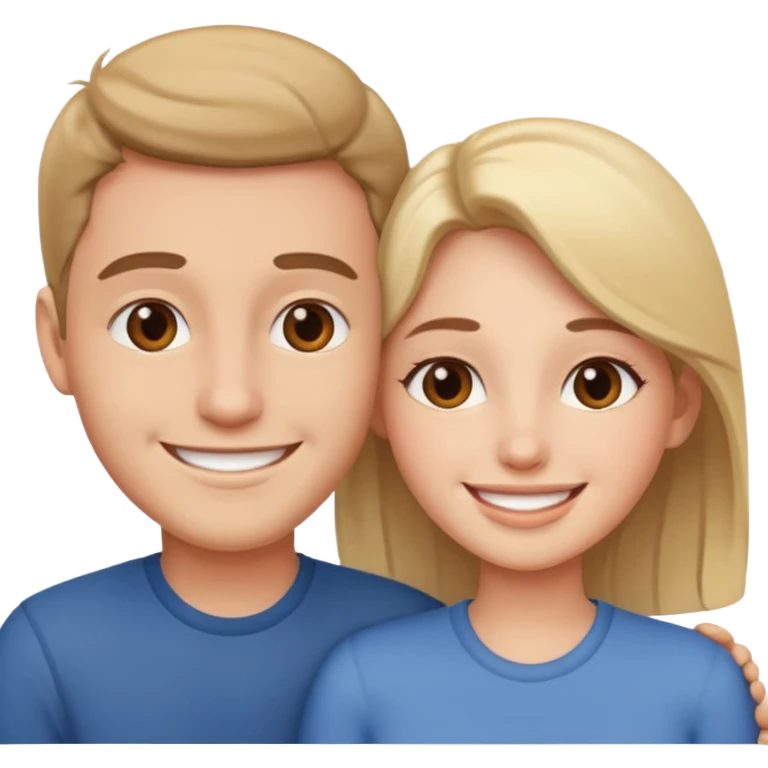 Long distance couple emoji