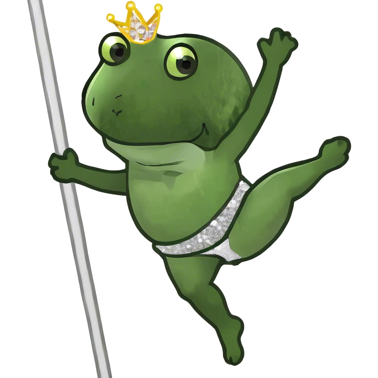 Bufo pole dancing  emoji