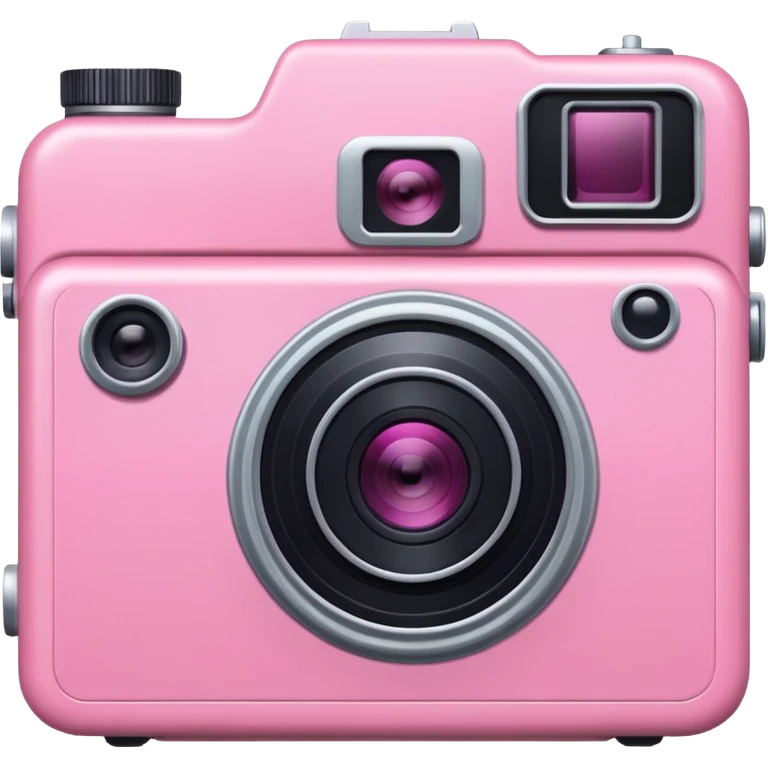 pink camera emoji