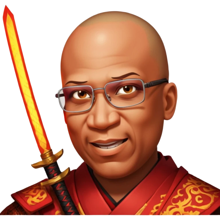 Fire-Wielding Samurai emoji