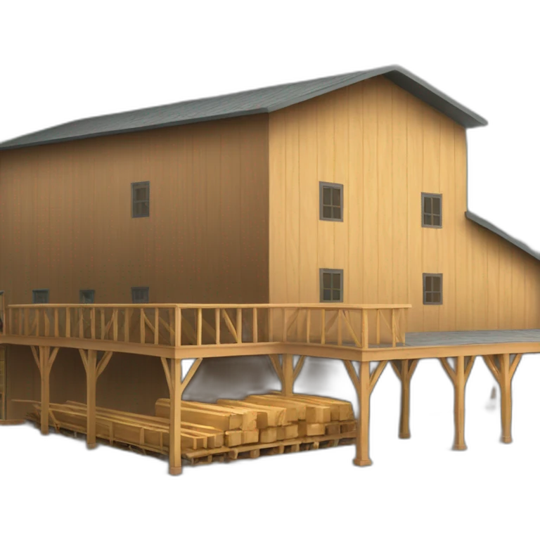 modern lumber factory emoji