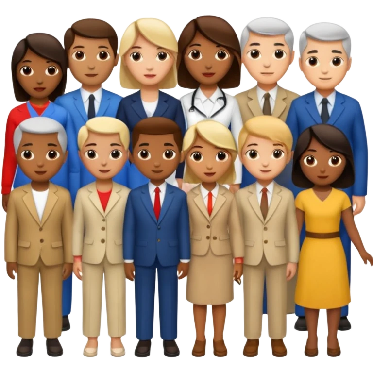 multitud emoji