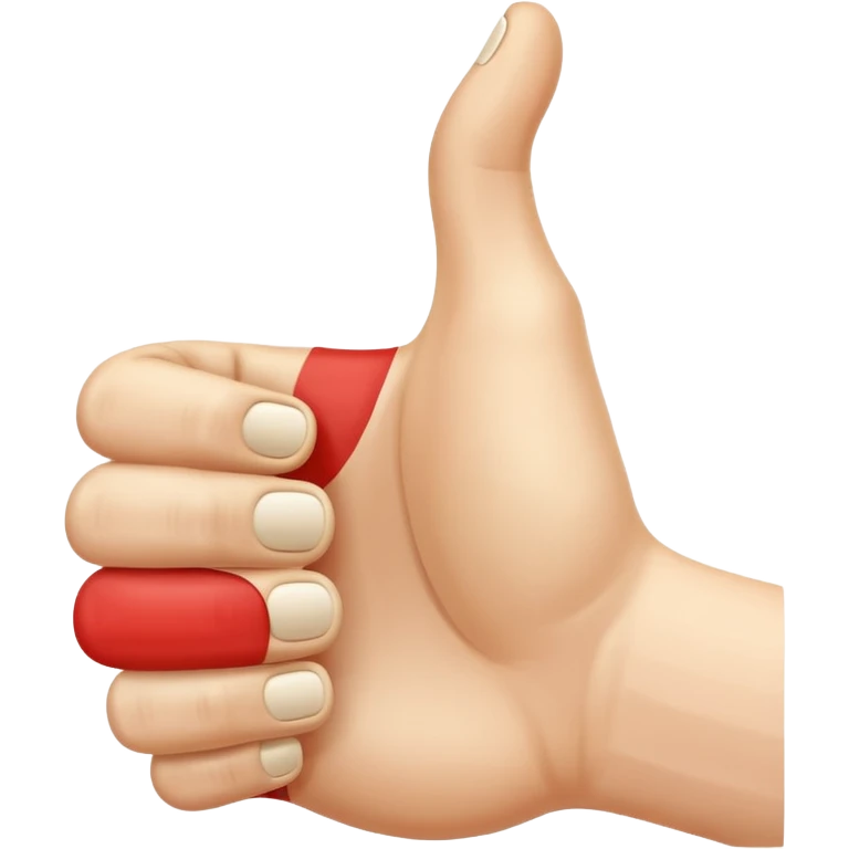 thumbs up emoij extra long thumb emoji