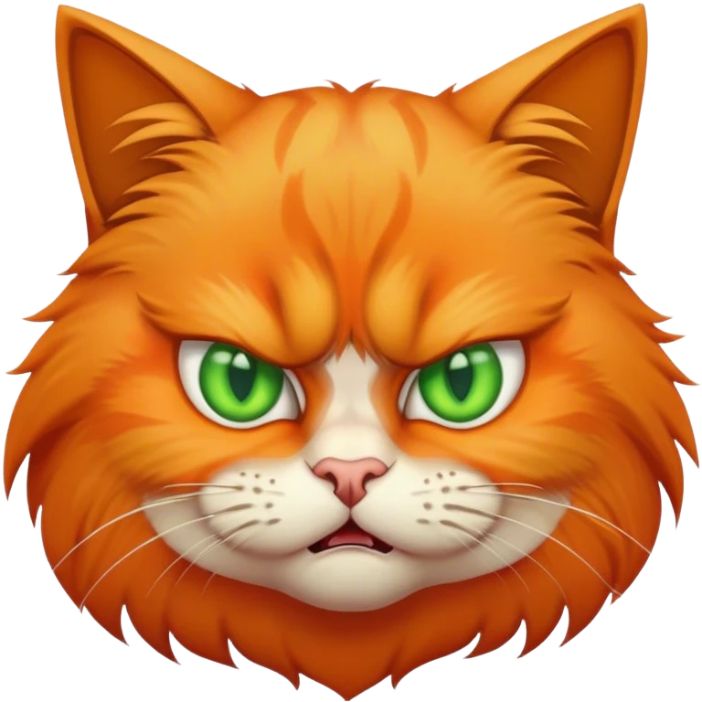 Angry cat emoji