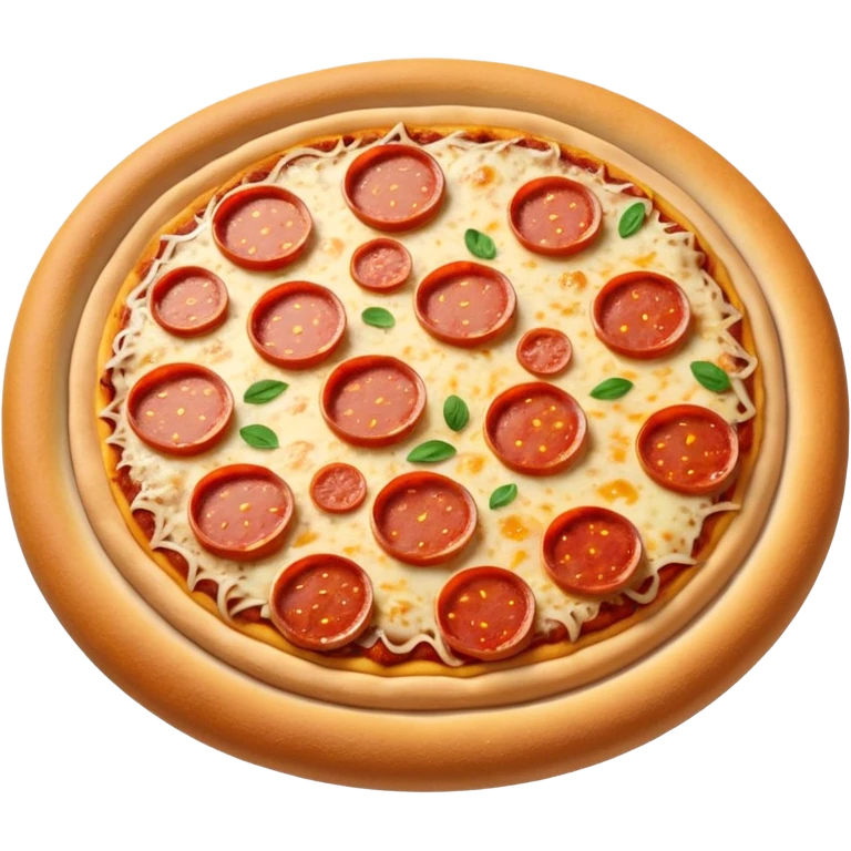 Sausage Pepperoni Extra Cheese Pizza emoji