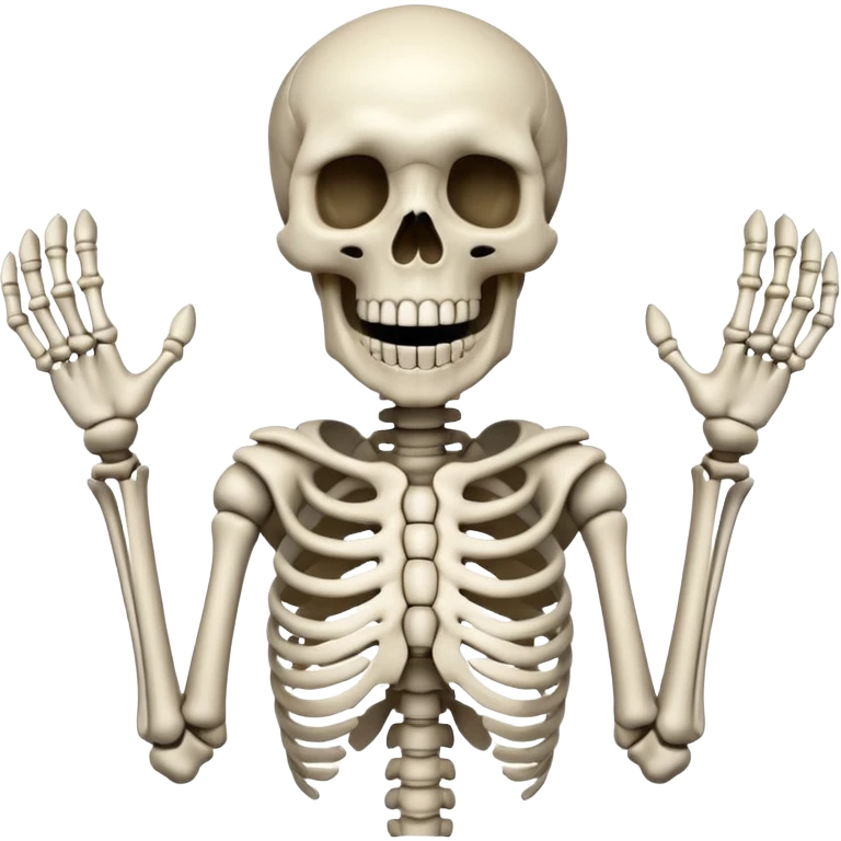 The rahhh skeleton emoji