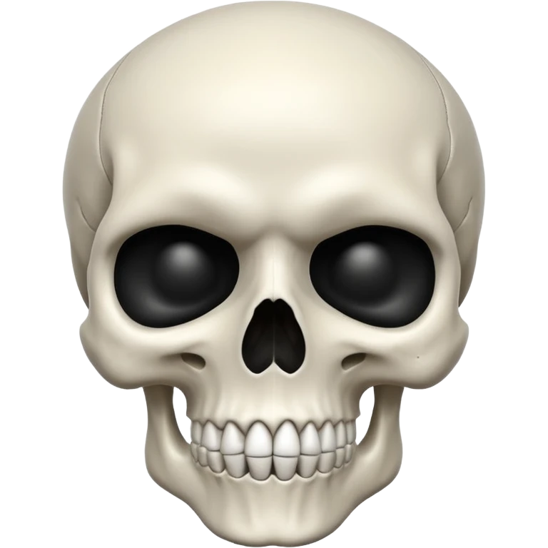 Create a skull ☠️ but without the crossbones emoji