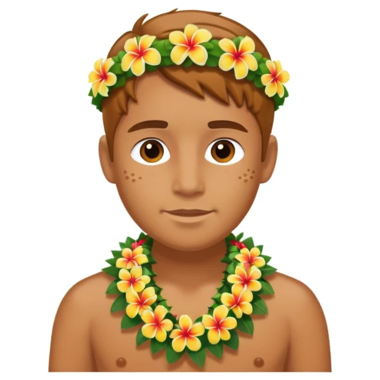 hawai, sin el marco emoji