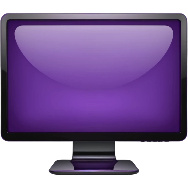 dark purple wide screen monitor emoji