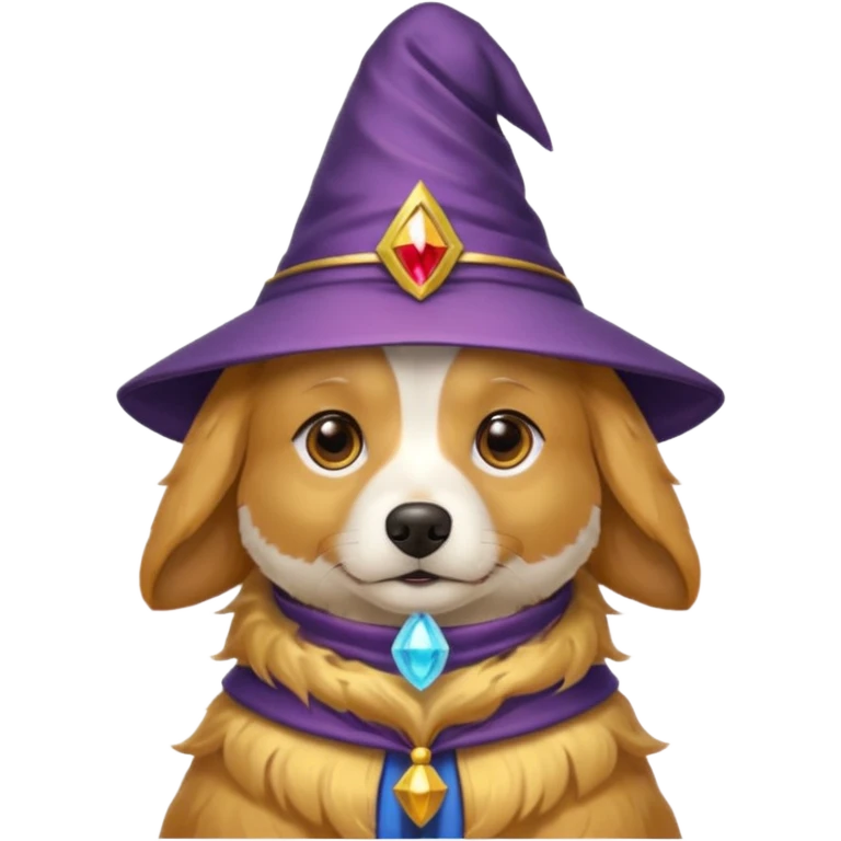 Dog wizard emoji