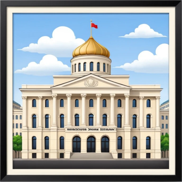 State Duma building in Moscow emoji