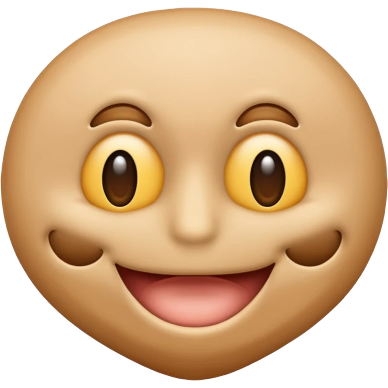 Prostate emoji without eyes, just a prostate emoji