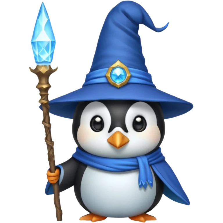 Penguin Wizard emoji