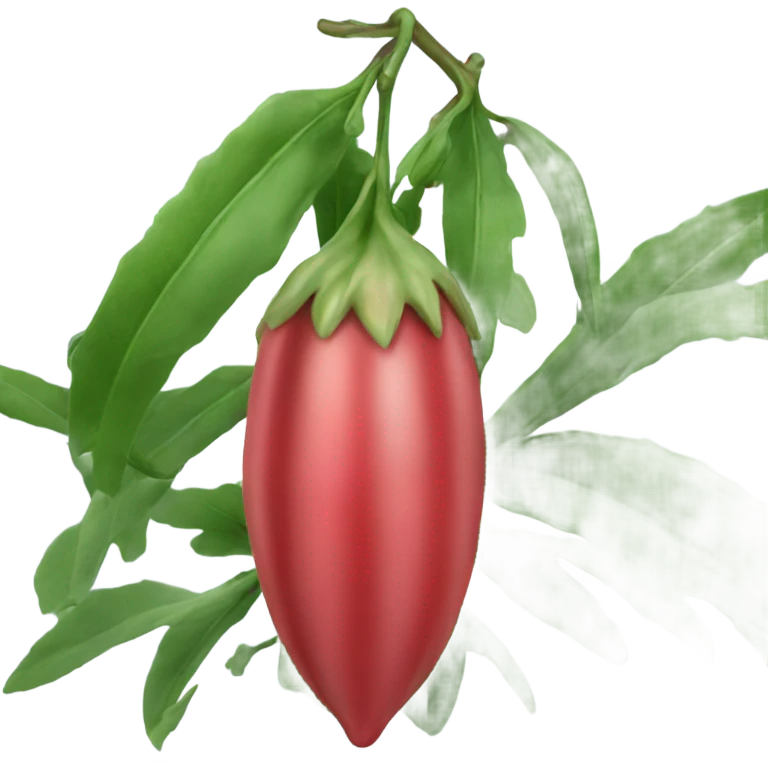 Lush ice red pod emoji