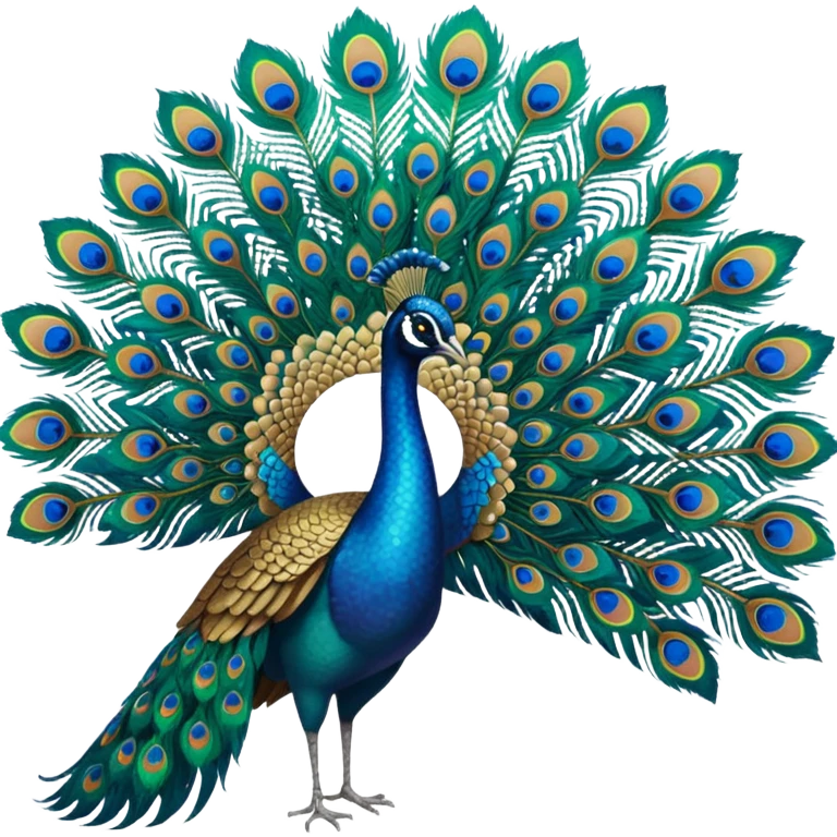 Peacock single Features  emoji