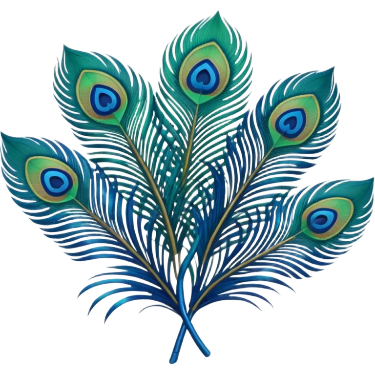 Peacock feathers emoji