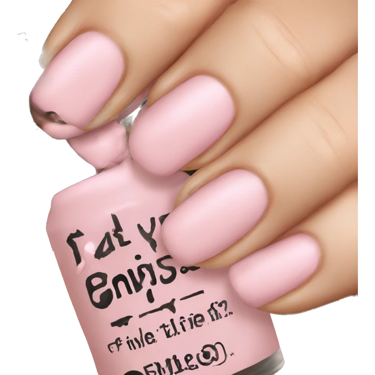 Light pink nails emoji