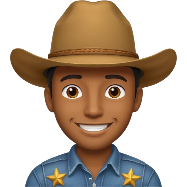covboy black man emoji